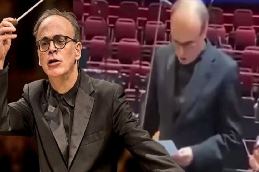 Gazze de Katliamı Durdurun Diye Haykırdı! BBC Yayını Kesti! İsrail O Orkestra Şefini Tutukladı