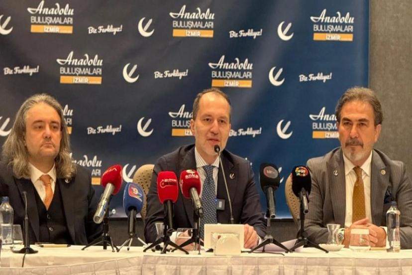 Yeniden Refah Partisi Genel Başkan Fatih Erbakan İzmir’den seslendi: Türk ve Kürt'ü ayırırsan ortada ne Türk kalır ne de Kürt kalır