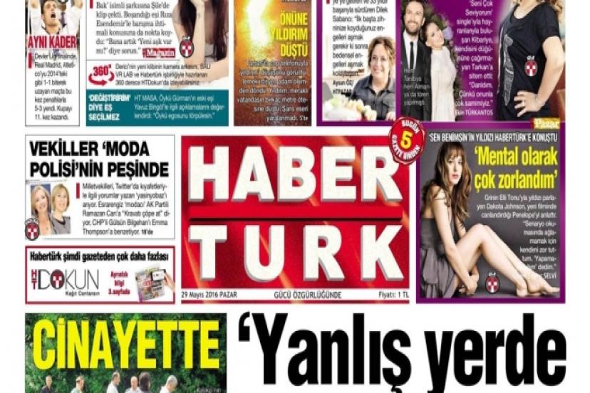 Habertürk gazetesi okurlara veda etti