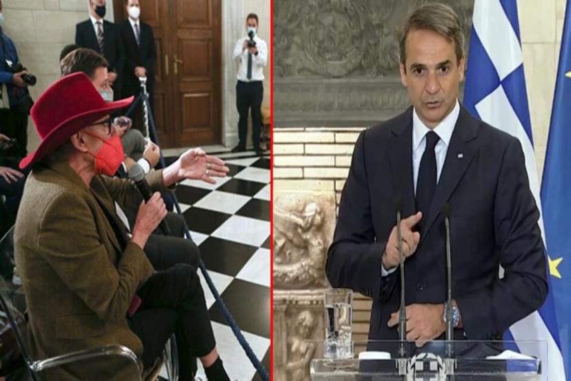 Hollandalı gazeteciden canlı yayında Miçotakis'i çıldırtan soru! Sesini yükseltip Türkiye'yi suçladı