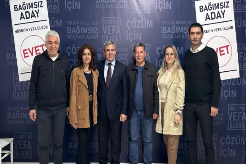 İlçe başkanlarından Hüseyin Vefa Ülgür’e destek