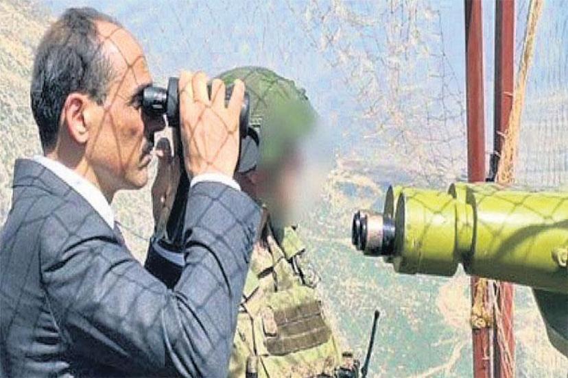 İlk kez bir MİT Başkanı sınır üssünden fotoğraf verdi! Tek kareyle birçok mesaj