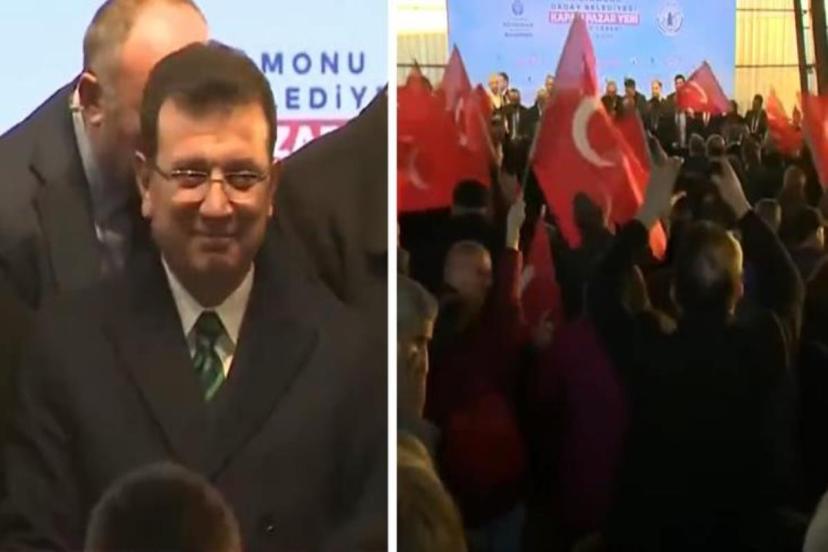 İmamoğlu'nun Kastamonu ziyaretinde çalan şarkı adaylık ilanı gibi