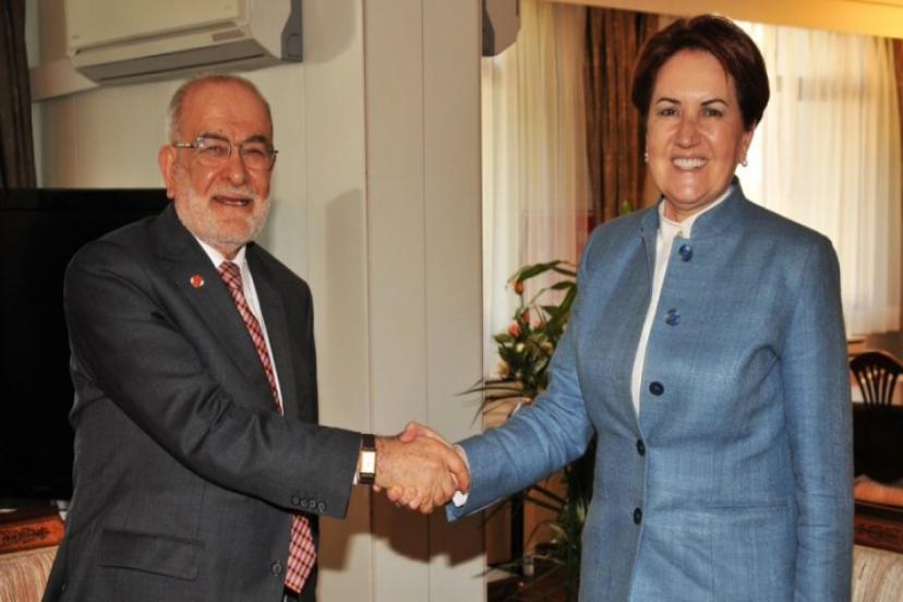 İYİ Parti lideri Akşener, Saadet Partisi Lideri Karamollaoğlu'nu ziyaret etti