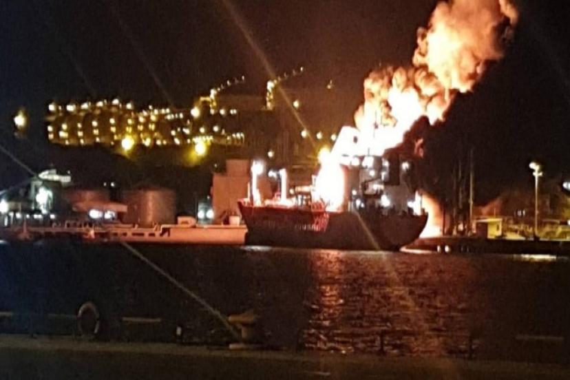 İzmir'de gemide patlama:1 kişi hayatını kaybetti 15 kişi yaralı