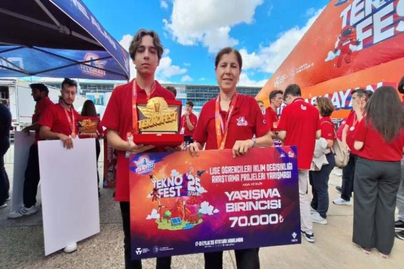 İzmir Fen Lisesi Öğrencisi, TEKNOFEST  2025’te Türkiye Birincisi Oldu