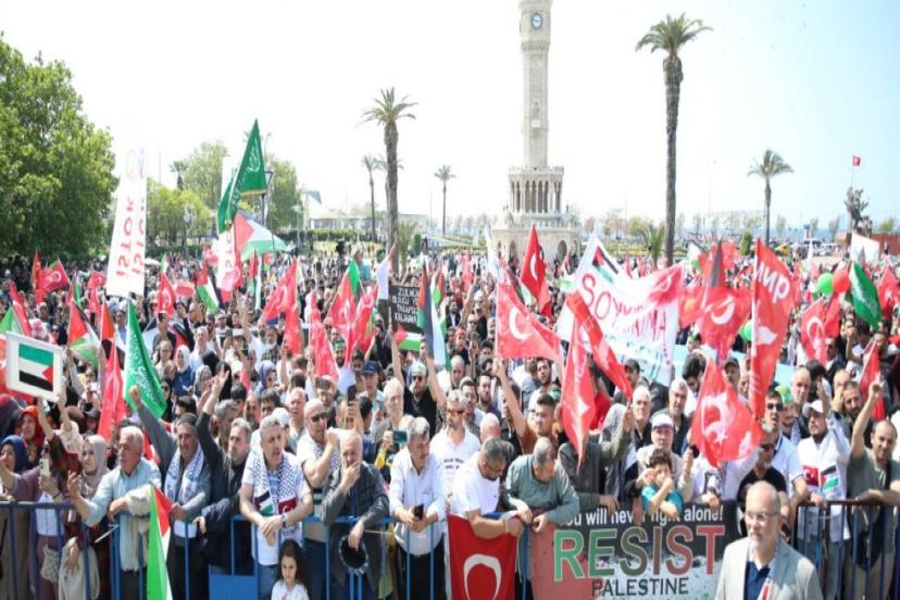 İzmir Gazze İçin Büyük Buluşmaya Hazırlanıyor