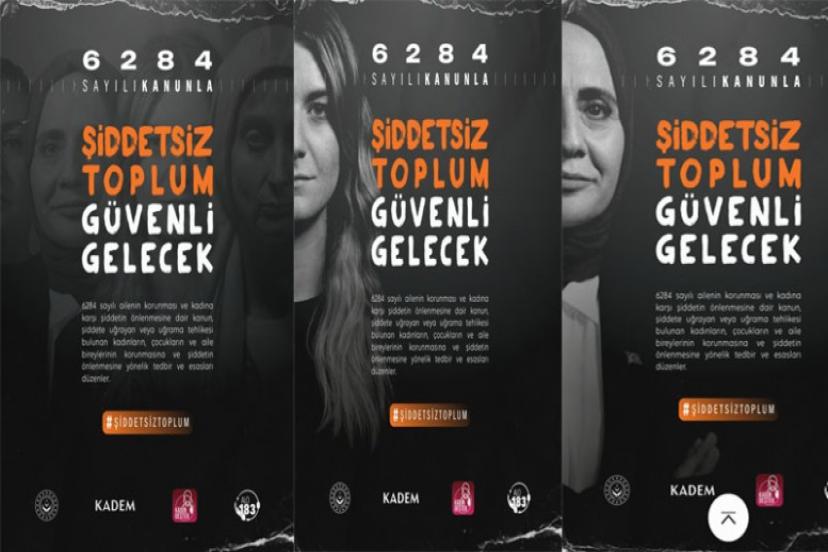 KADEM'DEN 'Şiddetsiz Toplum Güvenli Gelecek' kampanyası
