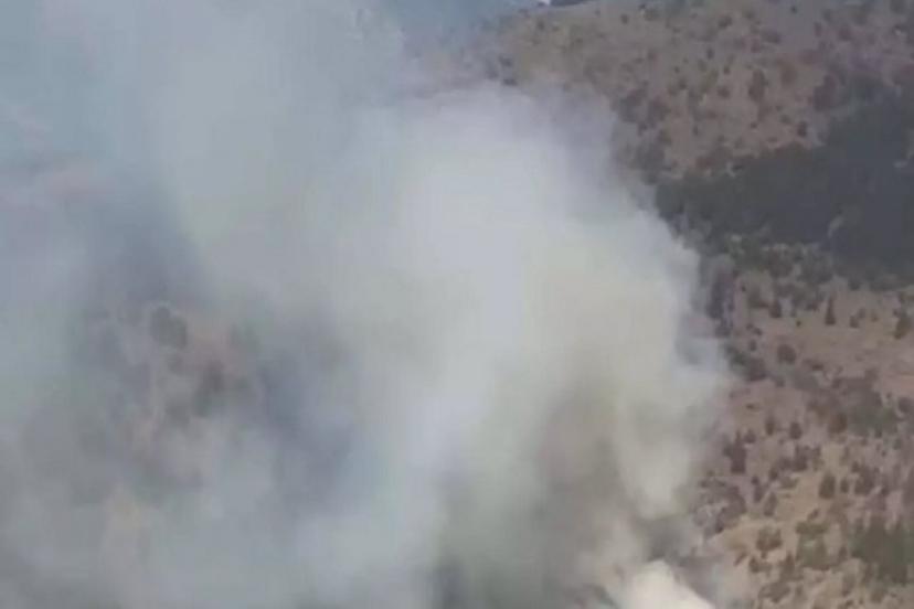 Kemalpaşa da orman yangını! Havadan ve karadan müdahale ediliyor