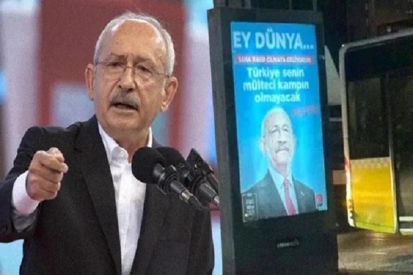 Kılıçdaroğlu'ndan 'adaylık ilanı' gibi afiş: Rakip olmaya geliyorum, başlıyoruz