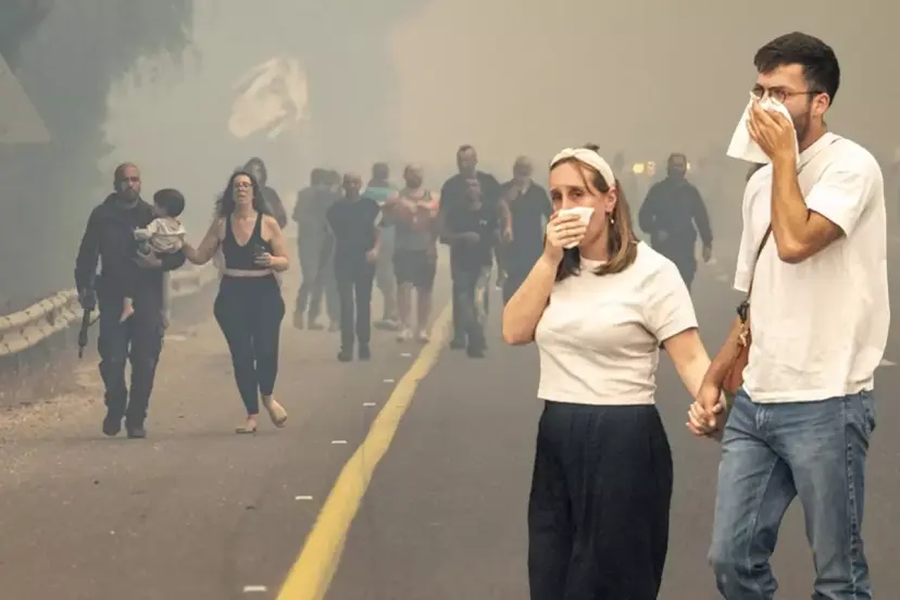 Kudüs ile Tel Aviv arasındaki yangında 12 bin dönüm alan küle döndü