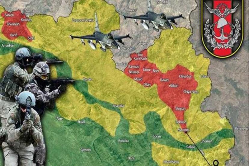 Kuzey Irak'a Pençe Şimşek-Yıldırım Hava Kara Harekatı Başladı!