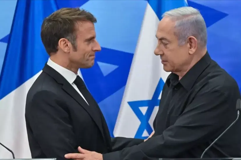 Macron'dan Netanyahu'ya Gazze'ye yönelik saldırıları durdurma çağrısı