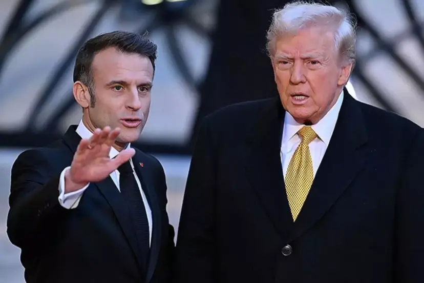 Macron'dan Trump'ın vergilerine tehdit gibi yanıt: Daha zayıf ve fakir hale geleceksiniz