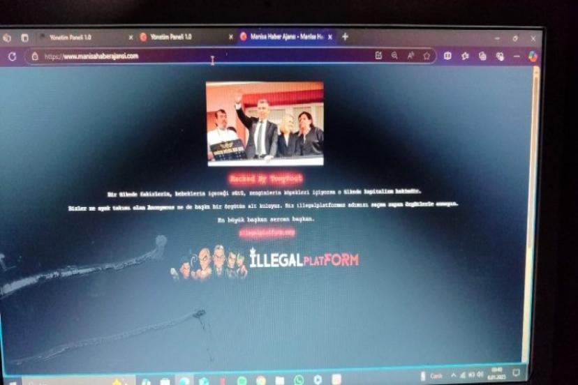 Manisa Haber Ajansı ve Manisa Cep TV Siber saldırıya Uğradı