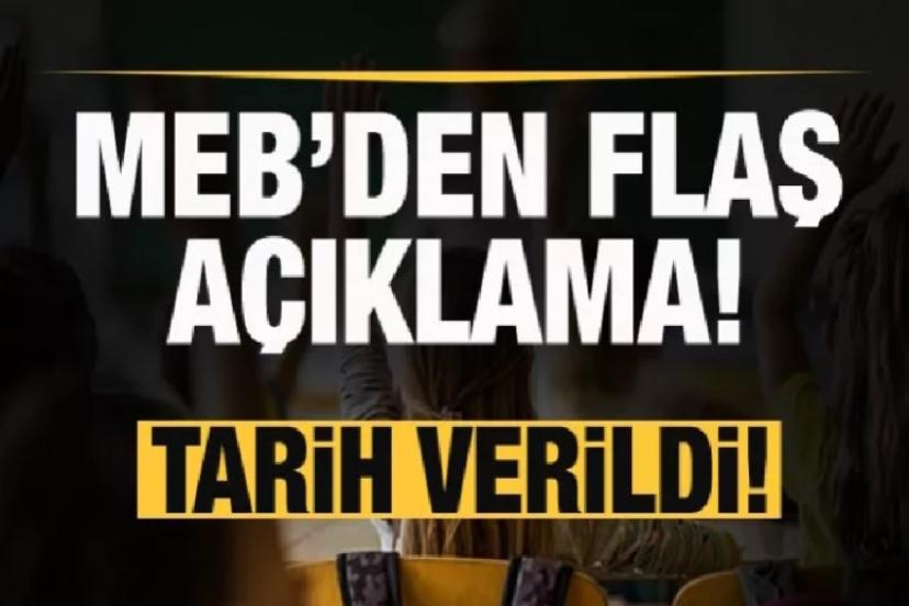 MEB'den son dakika uzaktan eğitim açıklaması! Tarih belli oldu