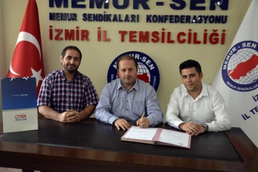 Memur-Sen'lilere bir indirimde İzmir Çözüm Temel Lisesi'nden