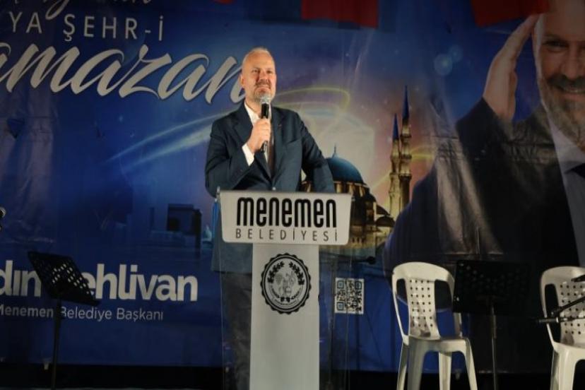 Menemen’de renkli iftar, dönüşüm müjdesi!