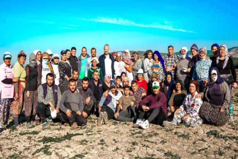 Menemen'de Tarladan Sofraya Birlik Rüzgarı