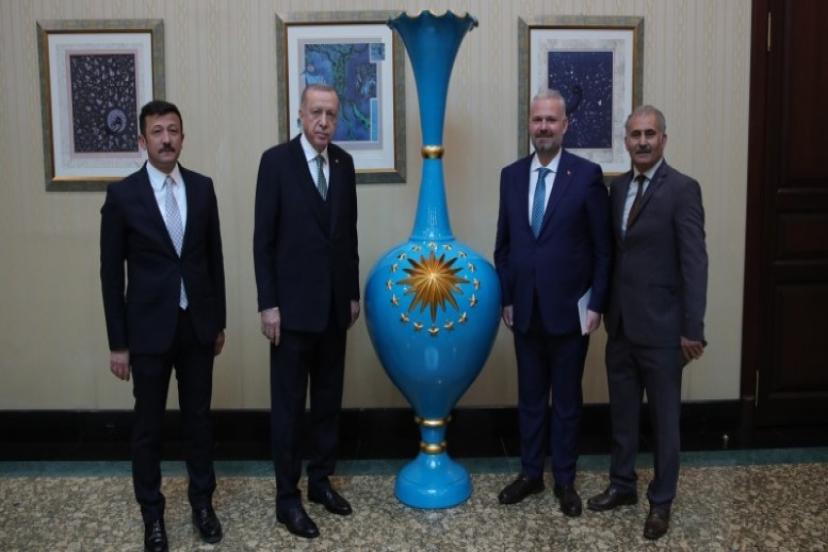 Menemen’den Cumhurbaşkanı Erdoğan’a özel hediye!