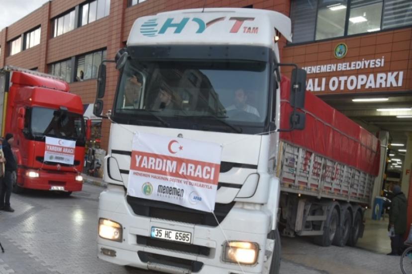 Menemenliler Yardım İçin Birbirleriyle Yarıştı