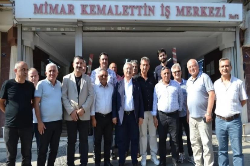 Milletvekili Nasır, Mimar Kemalettin Moda Merkezi esnafı ile buluştu