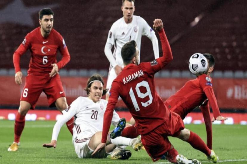 Milli Takım Okyanusu Geçip Letonya'ya Takıldı