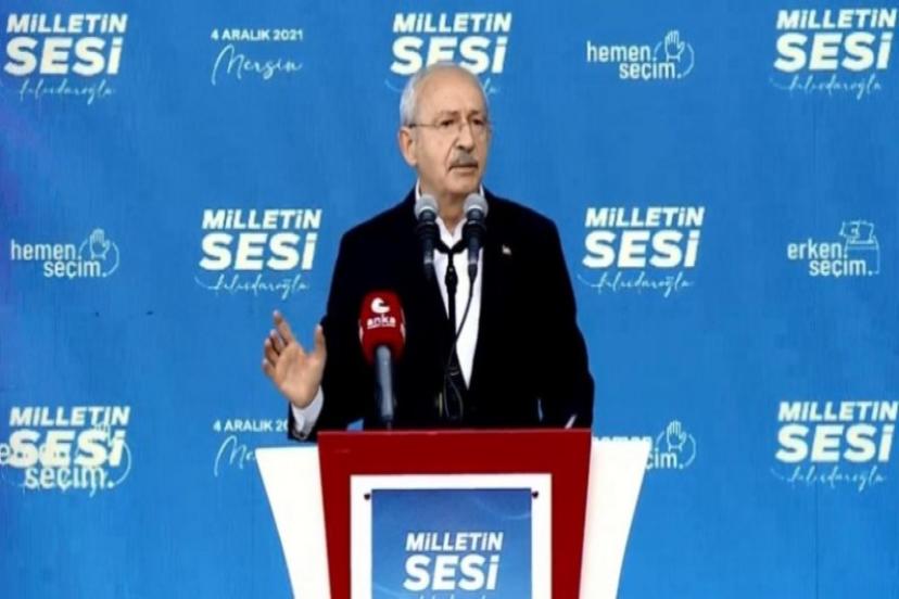 Muhalefet Sahaya İndi: Kılıçdaroğlu Mersin Mitinginde Erken Seçim Çağrısı Yaptı