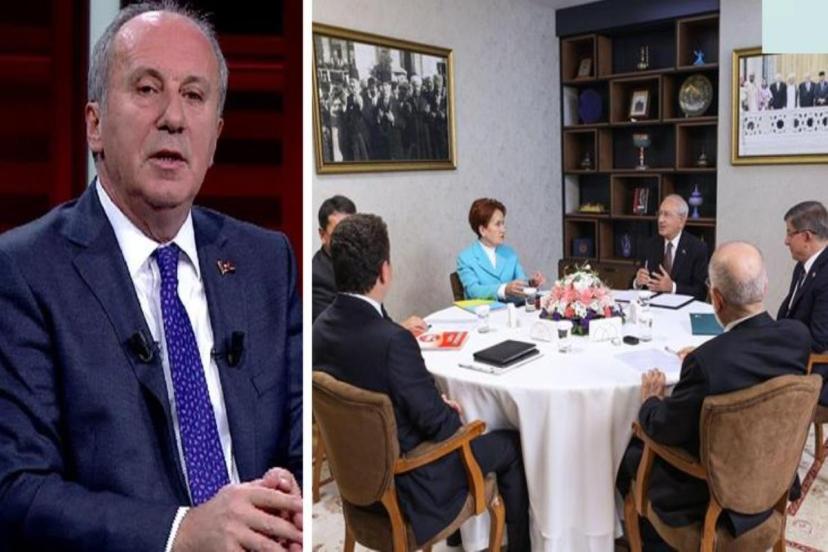 Partisinin oy oranı soruldu, İnce'nin sözleri 6'lı Masa'daki dört lideri kızdıracak