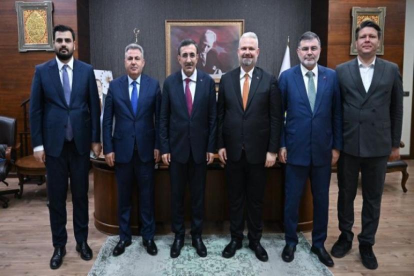 Pehlivan, Cumhurbaşkanı Yardımcısı Cevdet Yılmaz'ı Ağırladı