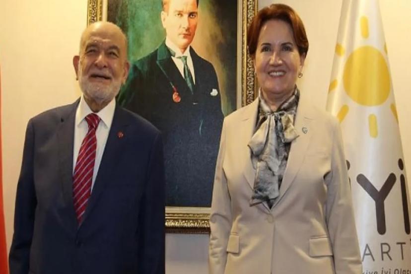 Saadet Partisi Genel Başkanı Karamollaoğlu, İYİ Parti Genel Başkanı Akşener'i ziyaret etti