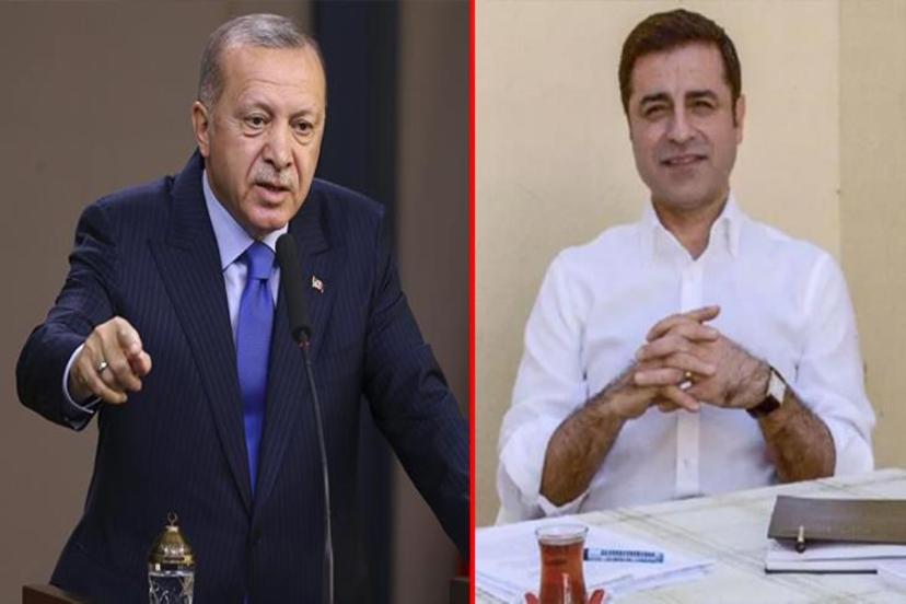 Selahattin Demirtaş'tan "Bu adam Kürt değil" diyen Cumhurbaşkanı Erdoğan'a yanıt: Benim ne olduğuma da kendisi karar veriyor