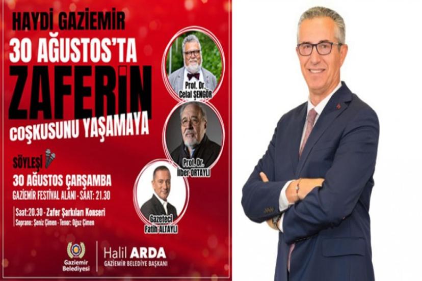 Şengör ile Ortaylı Gaziemir’de Büyük Zaferi Anlatacak