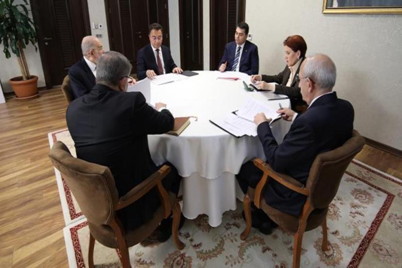 Son Dakika: 6'lı Masa ortak adayda uzlaştı, pazartesi açıklanacak