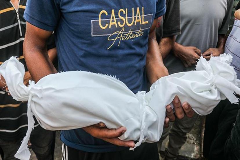 Gazze de 4 Aylık Yahya Açlıktan Öldü