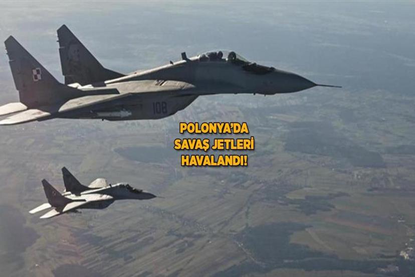 Son dakika! Rusya balistik füzeler fırlattı, Polonya'da savaş uçakları havalandı: NATO paniği!