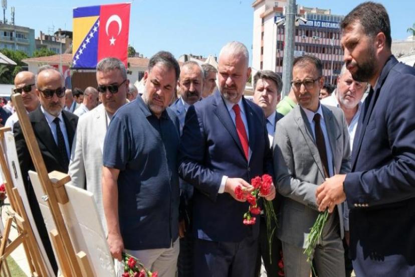 Srebrenitsa Soykırımı Menemen'de unutulmadı