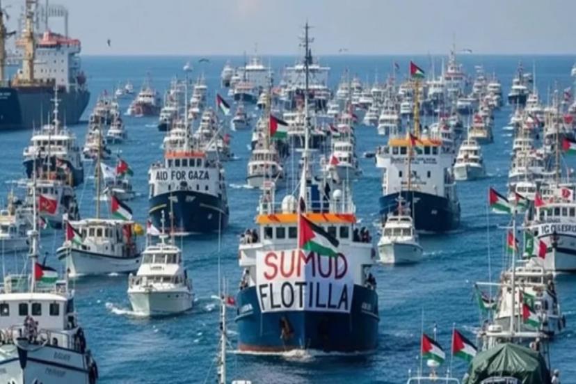 Sumud Filosu'na İsrail müdahalesi başladı!