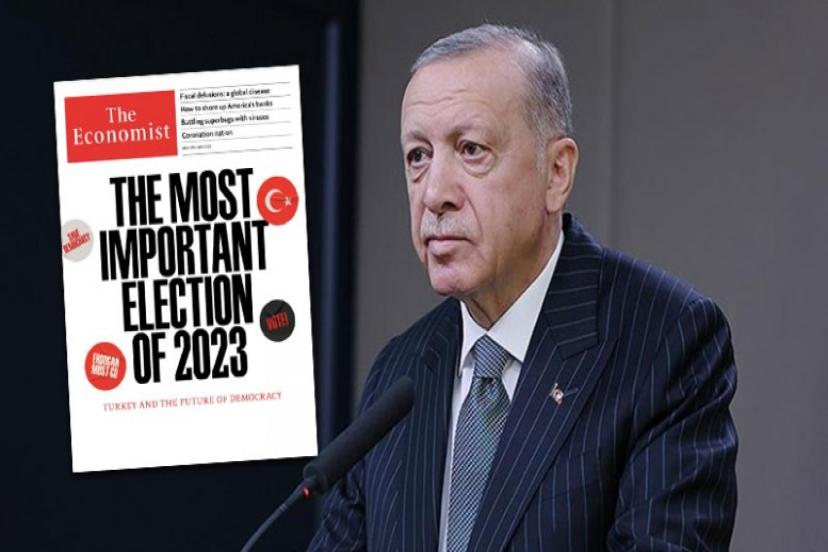The Economist’ten ‘Erdoğan Gitmeli’ Çıkartmalı Kapak