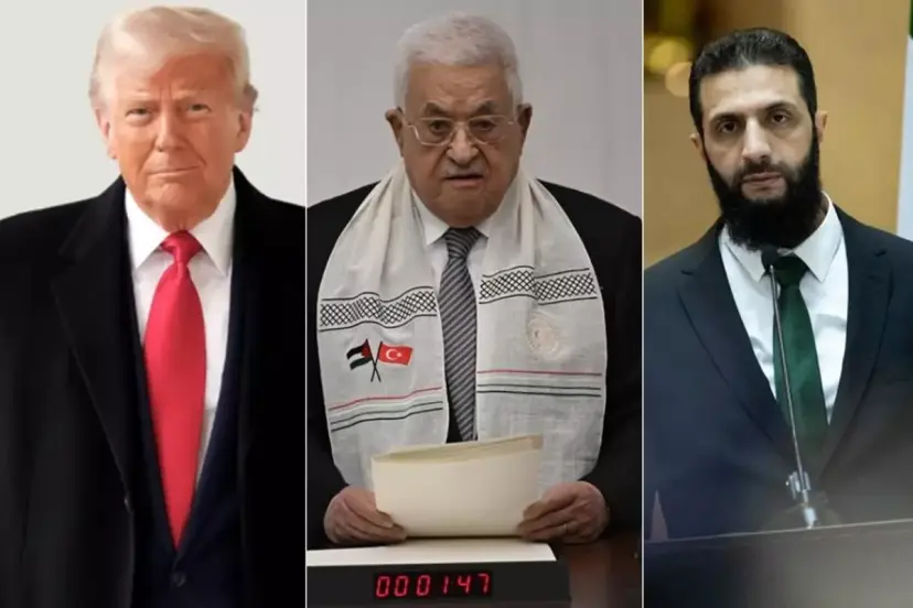 Trump'tan Abbas ve Şara sürprizi! Kızgın olduğu Netanyahu yok