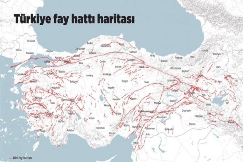 “Türkiye’de deprem oluşturabilecek fay sayısı 500’ün üzerine çıktı”