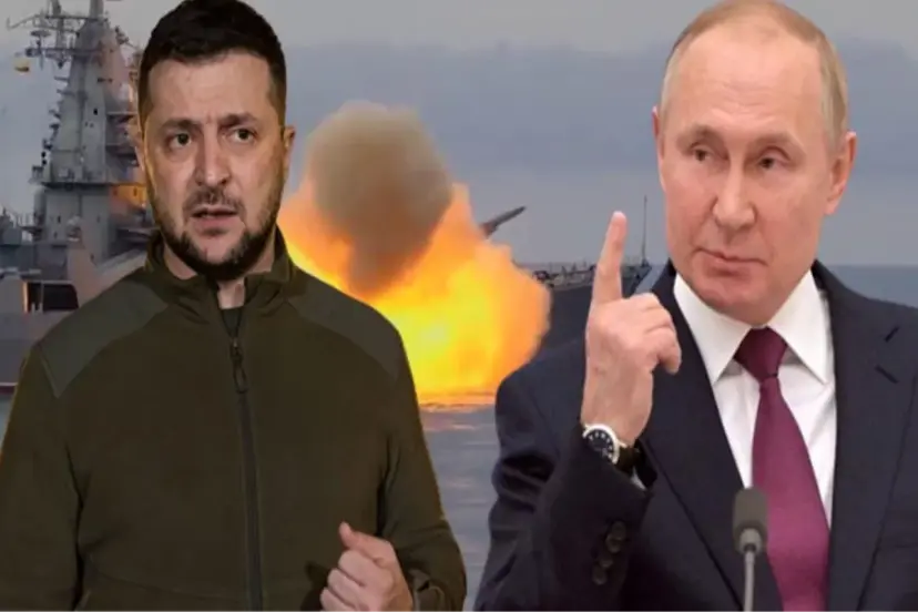 Ukrayna'dan Rusya'ya ağır darbe! 510 mürettebatlı "Moskova" gemisini Neptün füzeleriyle vurdular