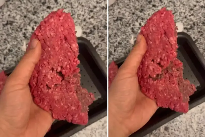 Ünlü market zincirinde satılıyor! Rengine aldandığı kıymayı ikiye ayıran vatandaş şoke oldu