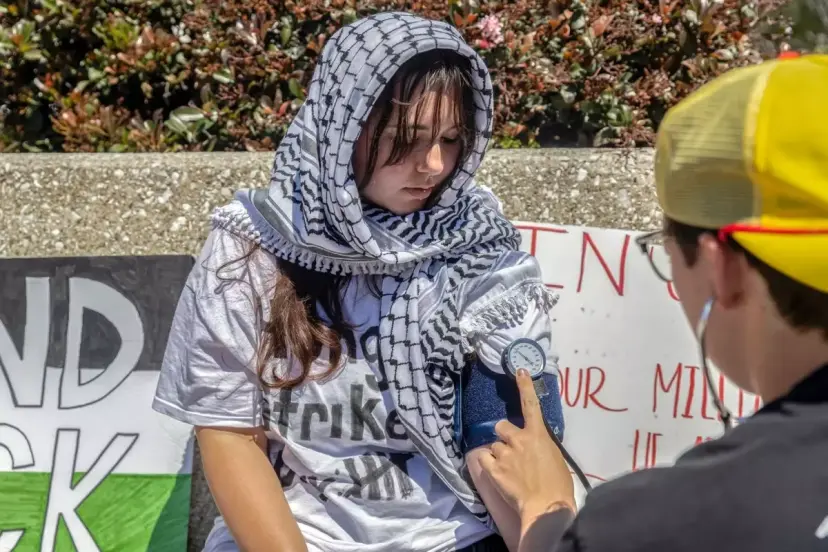 Yale ve California Üniversitesi öğrencileri Gazze için açlık grevine başladı