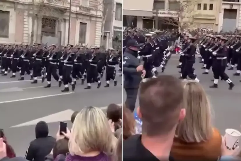 Yunan askerlerinden skandal Türkiye sloganı