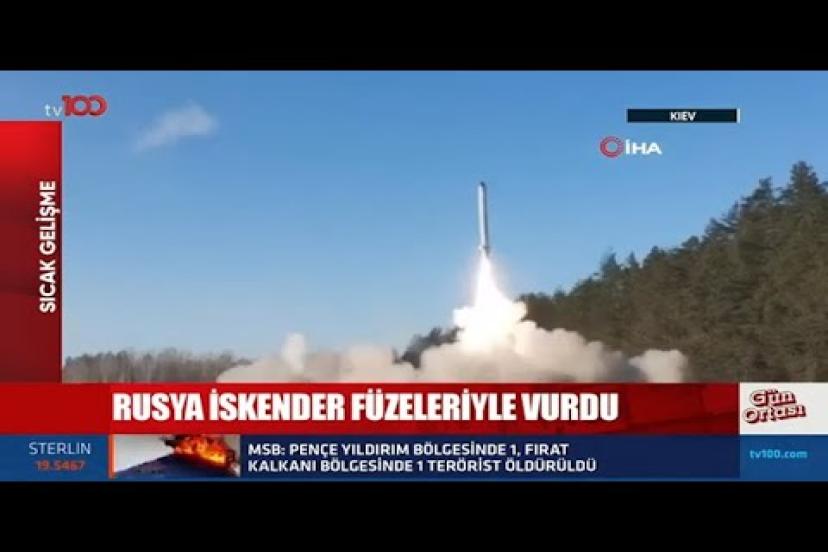 Rusya, Ukrayna’yı İskender balistik füzeleriyle vurdu!